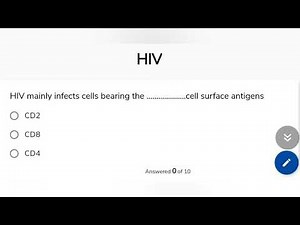 HIV MCQS | 10 Important MCQs of HIV