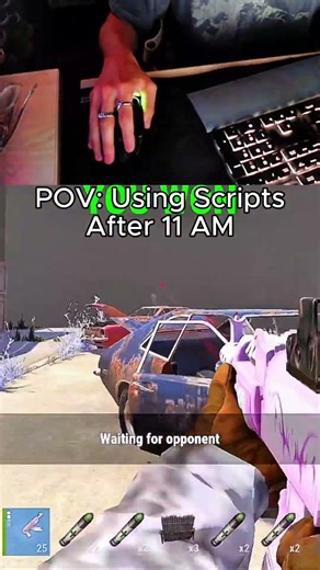 Using SCRIPTS After 11 AM in Rust ( Scripts in BIO ) #rust #rustgame #rustconsole #game #shorts