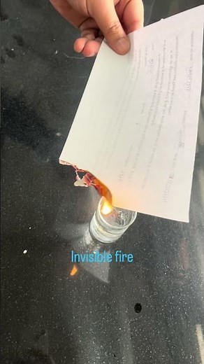 Not all flames are visible. Alcohol-based sanitizer can ignite with an invisible fire.