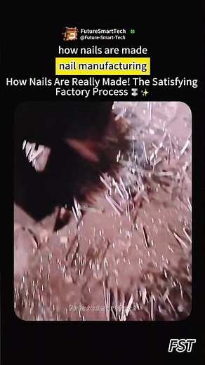 How Nails Are Really Made! The Satisfying Factory Process 🔩✨