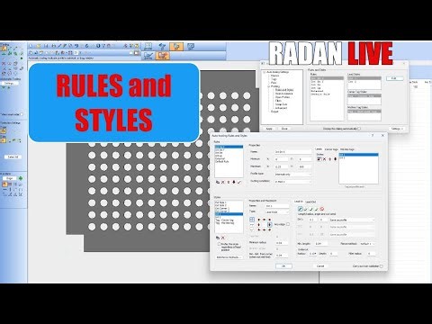 RADAN Automatic tooling - RULES and STLES - part 1