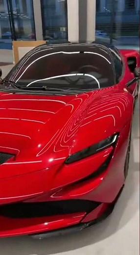 Ferrari Showroom 4K Cinematic Tour | Supercar Elegance 👑#shortfeed