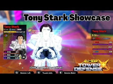 Tony Stark (Stark Bleach) ASCENDED Showcase All Star Tower Defense X ASTD X