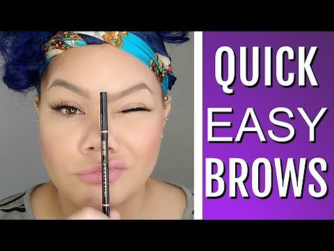 PERFECT EYEBROWS TUTORIAL- BROW PENCIL ROUTINE- ANASTASIA BEVERLY HILLS