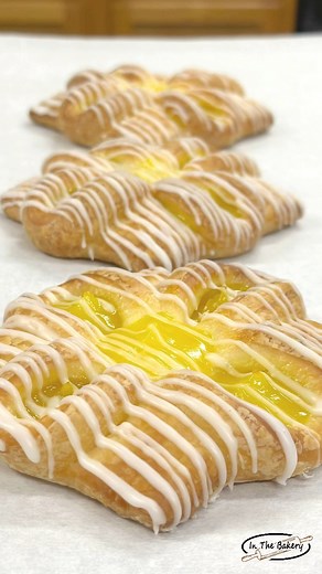 112K views · 1.3K reactions | Lemon Danish | In the Bakery | Facebook