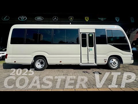 2025 Toyota Coaster Bus VIP Luxury Class Edition - In-Depth Review
