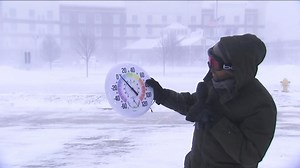 NBC correspondent Shaquille Brewster reports from Benton Harbor, Michigan, as temperatures plummet across the US.