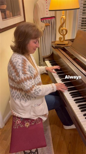 What a beautiful song, I’ll Be Loving You Always Written by Irving Berlin for his wife in 1926 ! Wow! Lucky Lady ❤️ #glendaatthegrand #IrvingBerlin #goldenoldies | Glenda Austin - Pianist