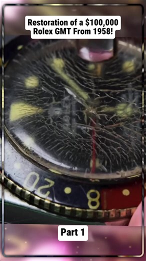 #rolexrestoration #vintagerolex #watchrepair #gmtmaster #luxurywatch | Rolex