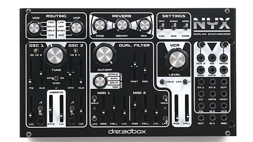 Dreadbox NYX Synthesizer Reissue Now Available