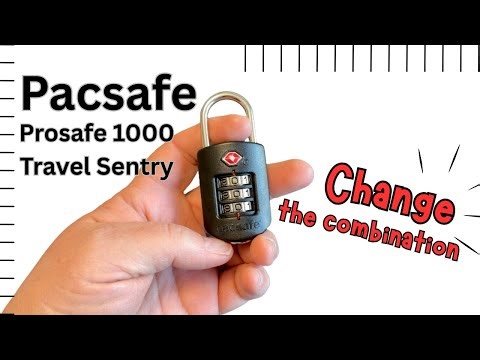 Pacsafe Prosafe 1000: Reset Your Travel Lock the Right Way