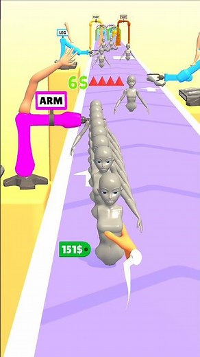 Doll Run Lvl.15 - Making Extra Cute Dolls 😍🔥 #shorts #games #dollrun #gameshorts