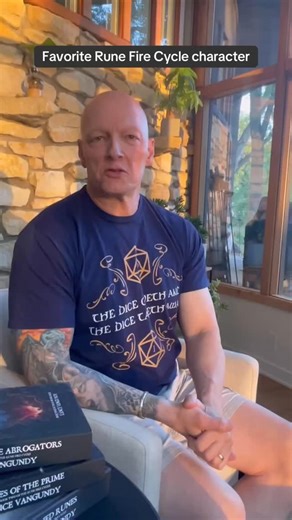 As an author it’s almost impossible to choose a favorite character… almost lol #epicfantasy #indieauthorsofinstagram #runefirecycle | Lance VanGundy