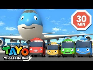 Friends at the Airport✈ l Tayo S7 EP2 | English Episodes | Tayo the Little Bus
