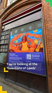 The augmented reality treasure hunt spread right across Leeds city centre! ‘Guardians of Leeds’ is one of the final events of LEEDS 2023’s Year of Culture… and all you need to immerse yourself in its music, videos, and poetry is your smartphone 📲 and headphones if you fancy! 🎧 The project is a celebration of unheard perspectives, with award-winning South African artist Xabiso Vili leading a team of Leeds poets to reimagine our city through spoken word… considering how it might look if history 