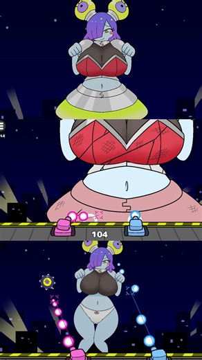 Tank vs Big Alien Girl Short Gameplay