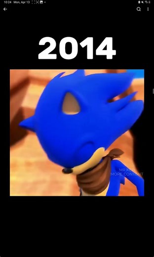 evolution of sonic from 1992-2024