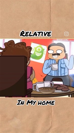 Relative In My Home | hartoonz #cartoon #hartoonz #funny
