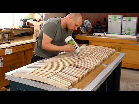 Building a Garden Bench from Ash.