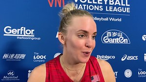 55K views · 5.4K reactions | American Spiker Ali Frantti had a great time playing in front of the Filipino fans in VNL’s Quezon City leg. | Inquirer Sports | Facebook