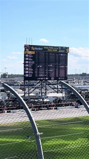 The replay of Alli Owens crash at Daytona International Speedway.