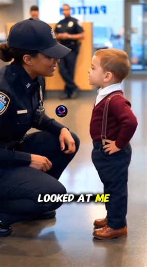 Baby Thinks the Police Officer Is His Future 😂🚔