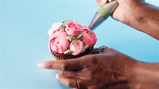 Floral Cupcake