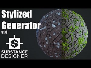 Substance Designer Tutorial #3 - Showing how to work with Stylized Generator Node