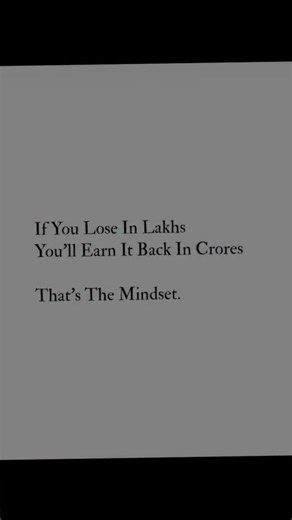 It's Your mindset only💯✅