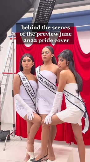 Behind the Scenes of Preview June 2022 Pride Cover