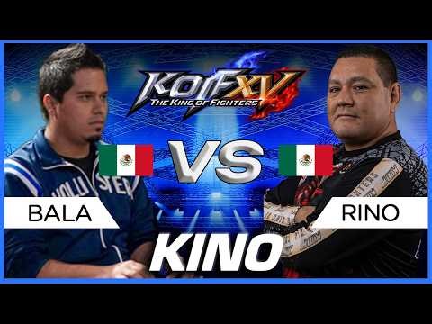 KOF XV RINO (Yashiro Heidern Orochi) vs BALA (Angel K' Iori) KINO Top 8 Grand Finals Replays #kof