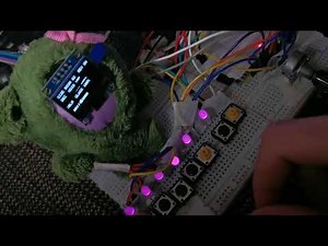 DIY PCM groovebox - sample beast v1 - reverb demo v1