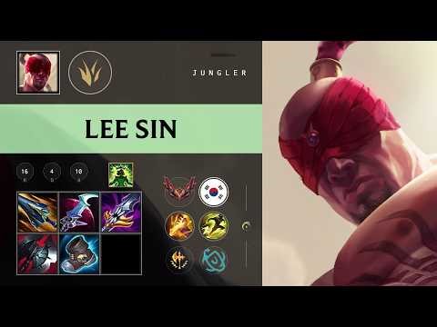 Lee Sin Jungle vs Vi - KR Grandmaster Patch 26.09