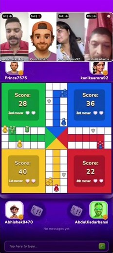 Ludo online watch live & chat feature | Junglee Ludo update