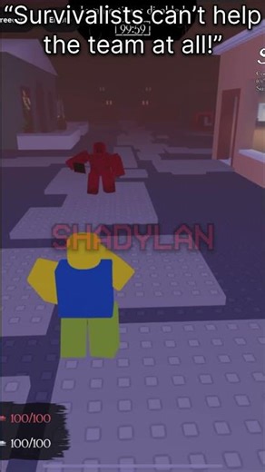 “Survivalists cant help the team!” | #funny #memes #forsaken #shedletsky #1x1x1x1 #007n7 #c00lkidd