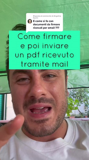 Come firmare e inviare un PDF tramite email