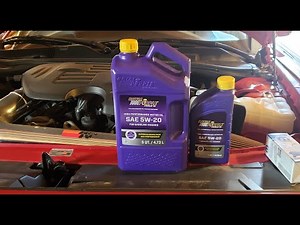 How to do your own oil change ... Dodge Challenger SXT