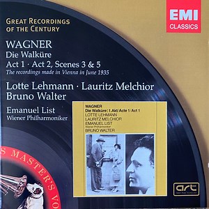 Wagner - Lotte Lehmann, Lauritz Melchior, Emanuel List, Wiener Philharmoniker, Bruno Walter - Die Walküre Act 1- Act 2, Scenes 3 & 5