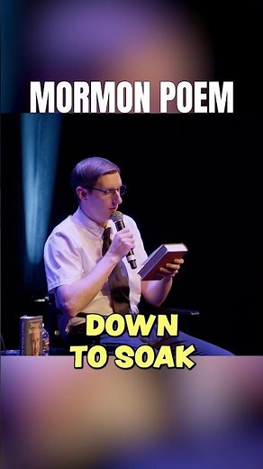 “As I lay me down to soak” the Mormon poem #foryou #explore #viral #drphil #adamray #jeremiahwatkins