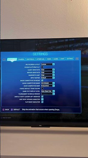 How To Turn Off Skip Drop Opening Animation in Rocket League Quick Guide