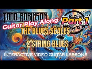 The Blues Scale - 2 String Blues Guitar - Learn LEAD Blues Guitar FAST