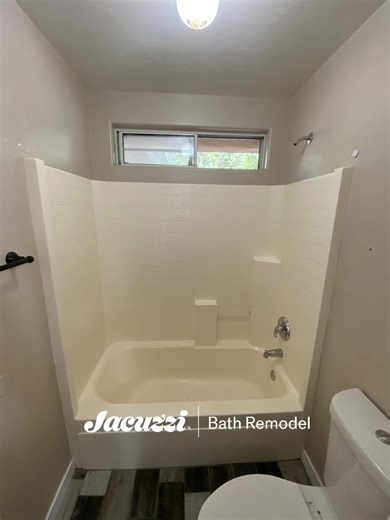 Limited Time Offer! Transform your bathroom into a spa oasis in as little as ONE DAY with Jacuzzi Bath Remodel! FREE fixtures & shower door NO interest or payments for up to 1 year Our certified designers and installers handle everything. Book now and get ready to relax! *Offer value not to exceed $2,200. Financing available through third-party lenders. Subject to credit approval. Tap "Book Now" to start designing your dream bathroom today! | Jacuzzi