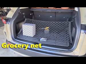 Envelope style cargo net custom installed in the 2024 Mazda CX-50