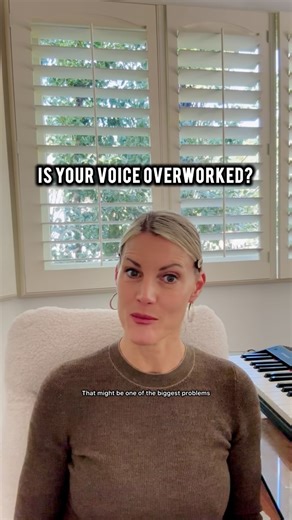 Better Voice | Vocal Trainer on Instagram: "Is Your Voice Overworked? Many singers experience vocal strain, swelling, or fatigue and assume it’s due to poor technique. But often, the real issue is vocal overuse. Singing isn’t the only thing that tires out the voice. Talking on the phone, Zoom meetings, meet & greets, socializing, and even excessive speaking throughout the day all contribute to vocal fatigue. The vocal folds are muscles, and just like any other muscle, they need rest to recover. 