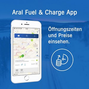 Jetzt herunterladen! 📲 Mit der Aral Fuel & Charge App ist Elektromobilität für Flotten leichter als jemals zuvor. Profitiert von Funktionen, die vom Kostenvergleich bis hin zur Routenplanung reichen. 👌 | Aral AG