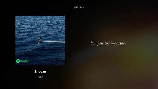 Sza - Snooze | Broken