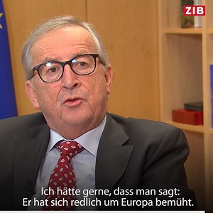 34K views · 662 reactions | „Ich hätte gerne, dass man über mich sagt: Er hat sich redlich um Europa bemüht.” Die Zeit von Jean-Claude Juncker als EU-Kommissionspräsident ist bald vorbei. Er verabschiedet sich von Österreich: | Zeit im Bild | Facebook