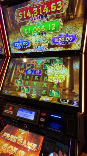 AMUNET'S TREASURE EGYPTIAN LINK DELIVERS A MASSIVE WIN! #jackpot #lucky #slots | Raja Slots