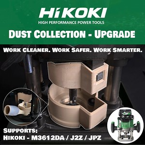 Hikoki M3612DA(J2Z/JPZ) Dust Collection Upgrade for Cordless Router - Complete Kit - Etsy Australia