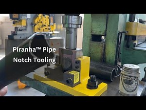 How to Notch Pipe Using a Piranha™ Ironworker